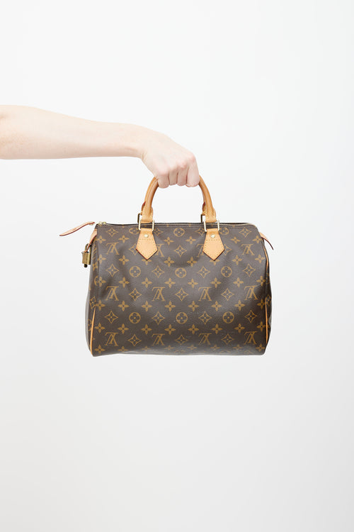 Louis Vuitton Brown Monogram Speedy 30 Bag