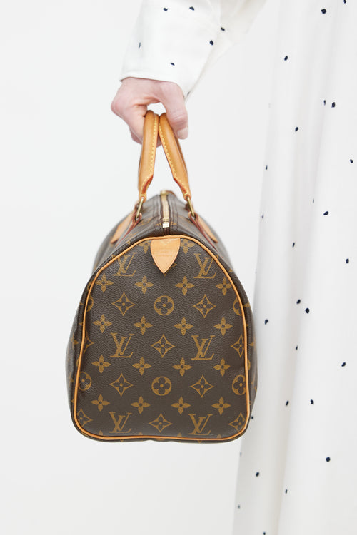 Louis Vuitton Brown Monogram Speedy 30 Bag