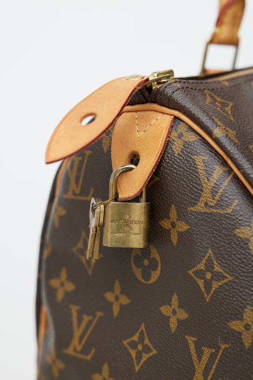 Louis Vuitton Brown Monogram Speedy 30 Bag