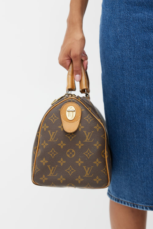 Louis Vuitton Brown Monogram Speedy 30 Bag