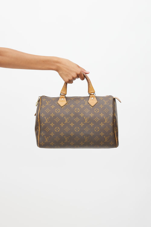 Louis Vuitton Brown Monogram Speedy 30 Bag