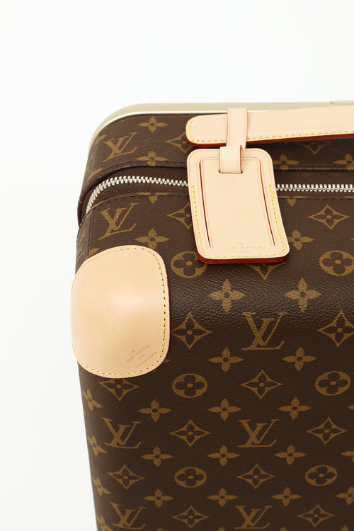 Louis Vuitton Brown Monogram Horizon 50 Suitcase