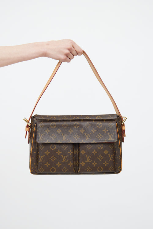 Louis Vuitton Brown Monogram Viva-Cite Gm Bag