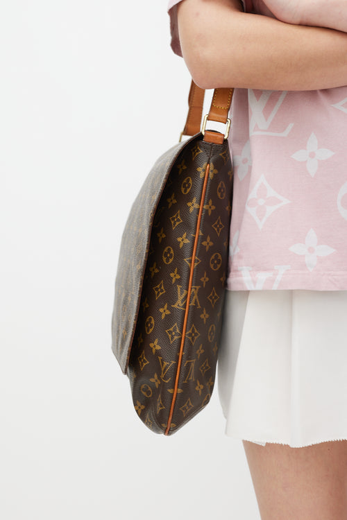 Louis Vuitton Brown Musette Monogram Crossbody Bag