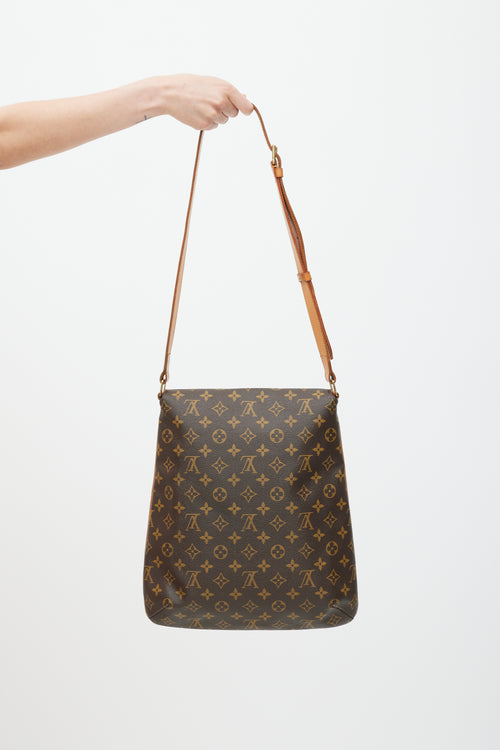 Louis Vuitton Brown Musette Monogram Crossbody Bag