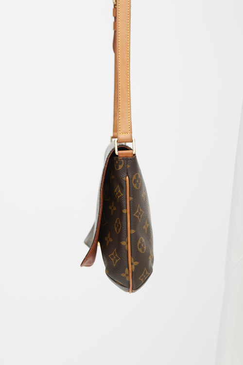 Louis Vuitton Brown Musette Tango Monogram Bag