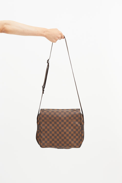 Louis Vuitton Brown Naviglio Damier Ebene Bag