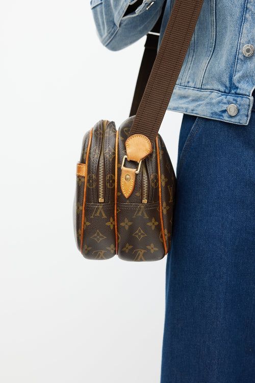 Louis Vuitton Brown Reporter Monogram Bag