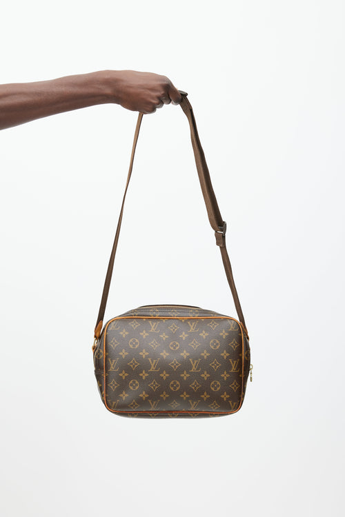 Louis Vuitton Brown Reporter Monogram Bag