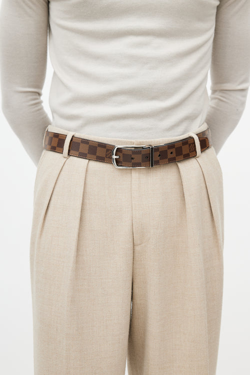 Louis Vuitton Brown 
Damier Ebene Belt