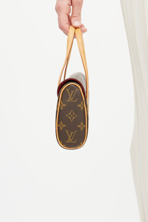 Louis Vuitton Brown Sonatine Monogram Bag