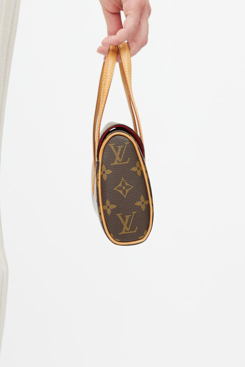 Louis Vuitton Brown Sonatine Monogram Bag