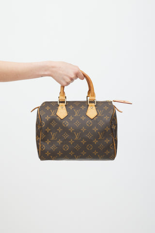 Louis Vuitton Brown Speedy 25 Monogram Bag