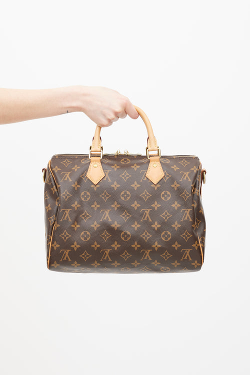 Louis Vuitton Brown Speedy 35 Monogram Bag