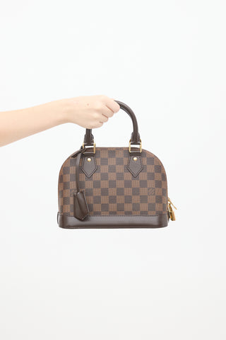 Louis Vuitton Brown Damier Ebene Alma BB Crossbody Bag