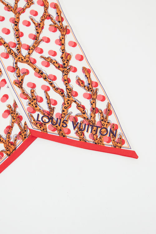 Louis Vuitton Ramages Coral Dot Bandeau