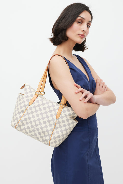 Louis Vuitton Cream Damier Azur Totally Tote