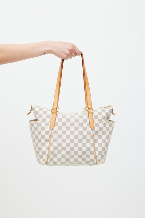 Louis Vuitton Cream Damier Azur Totally Tote