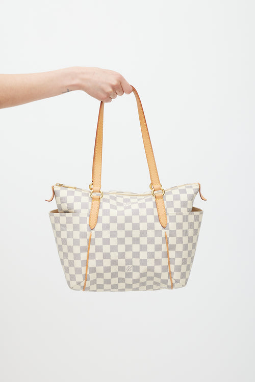 Louis Vuitton Cream Damier Azur Totally Tote