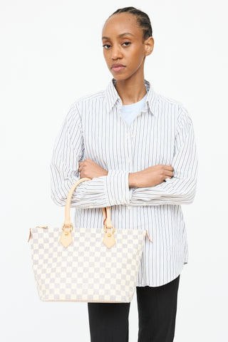 Louis Vuitton 2007 Damier Azur Saleya Bag