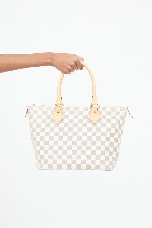 Louis Vuitton 2007 Damier Azur Saleya Bag