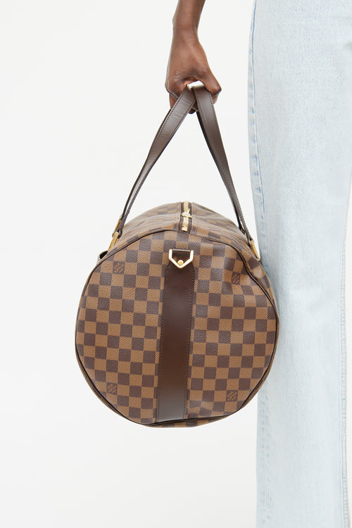 Louis Vuitton Damier Ebene Sac Polochon Duffle Bag