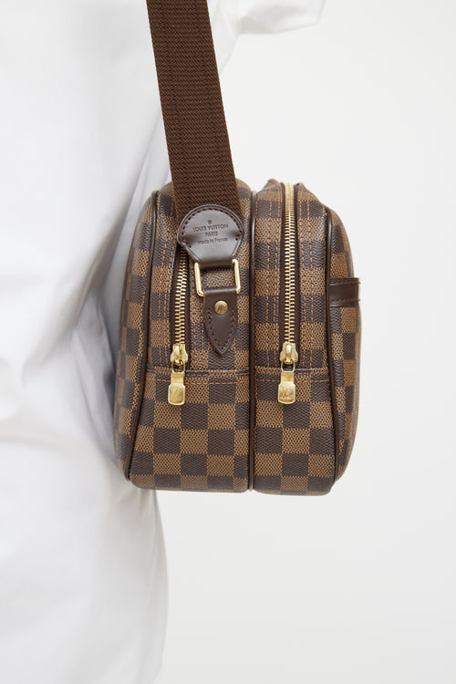 Louis Vuitton Brown Reporter PM Crossbody Bag