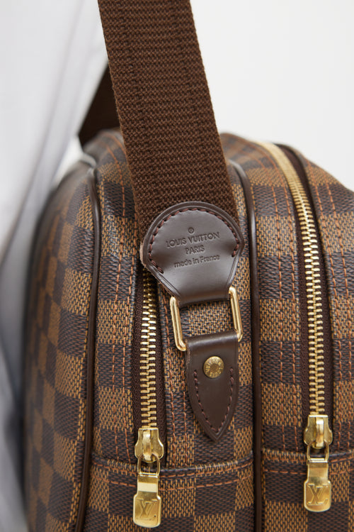 Louis Vuitton Brown Reporter PM Crossbody Bag