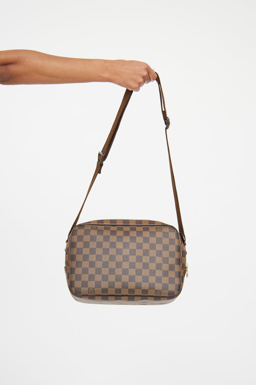 Louis Vuitton Brown Reporter PM Crossbody Bag