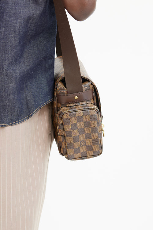 Louis Vuitton Brown Monogram Reporter Melville Bag