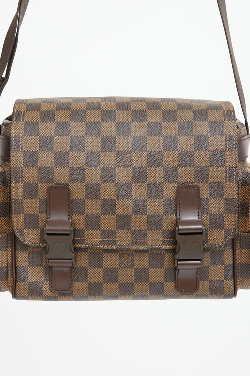 Louis Vuitton Brown Monogram Reporter Melville Bag