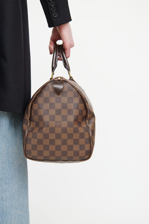 Louis Vuitton Damier Ebene Speedy 35 Bag