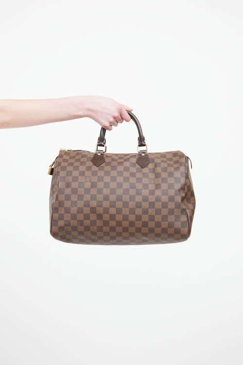 Louis Vuitton Damier Ebene Speedy 35 Bag