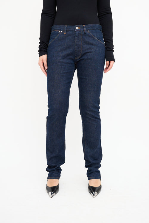  Dark Wash Slim Leg Jeans