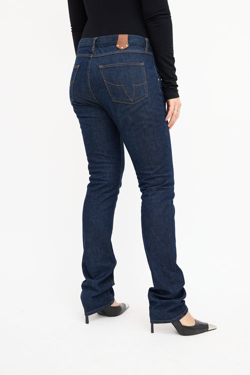  Dark Wash Slim Leg Jeans