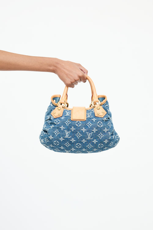 Louis Vuitton Monogram Denim Pleaty Bag