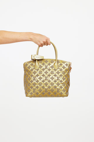 Louis Vuitton Gris Fascination Lockit Bag