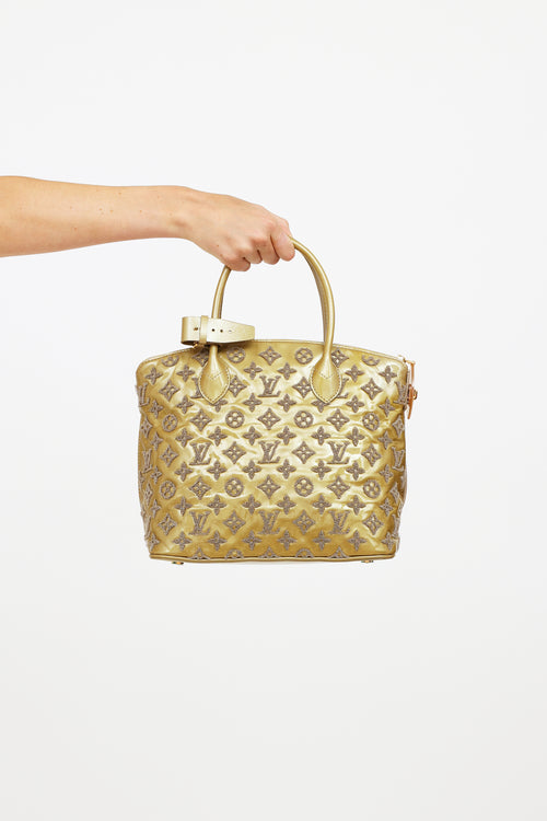 Louis Vuitton Gris Fascination Lockit Bag