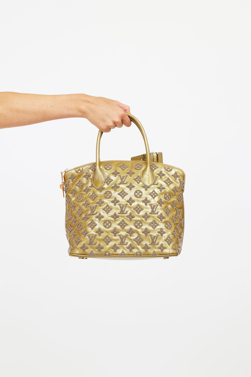 Louis Vuitton Gris Fascination Lockit Bag