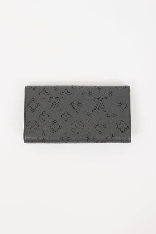 Louis Vuitton Grey Monogram Leather Amelia Mahina Wallet