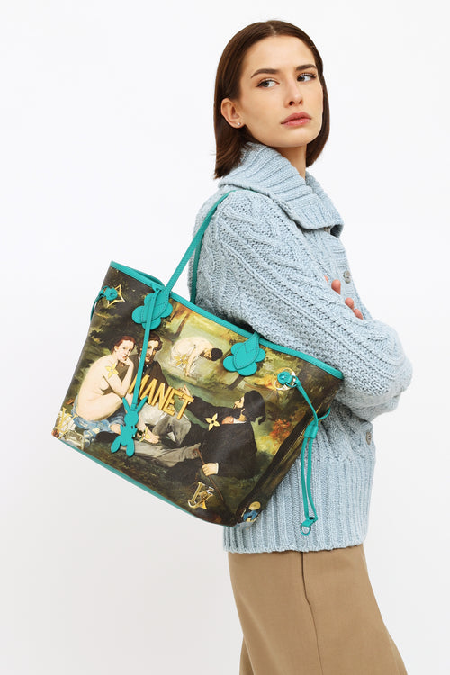 x Jeff Koons Manet Neverfull Bag