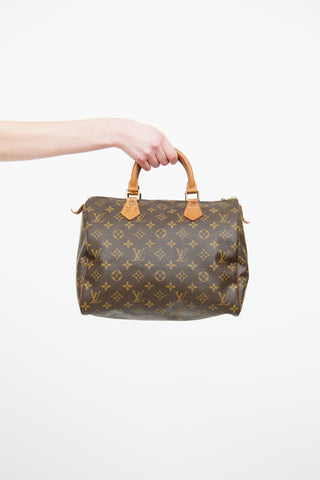 Louis Vuitton Brown Speedy 30 Monogram Bag