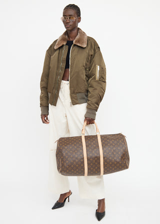 Louis Vuitton 58 Monogram Keepall Luggage