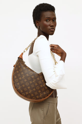 Louis Vuitton Brown Monogram Loop Shoulder Bag