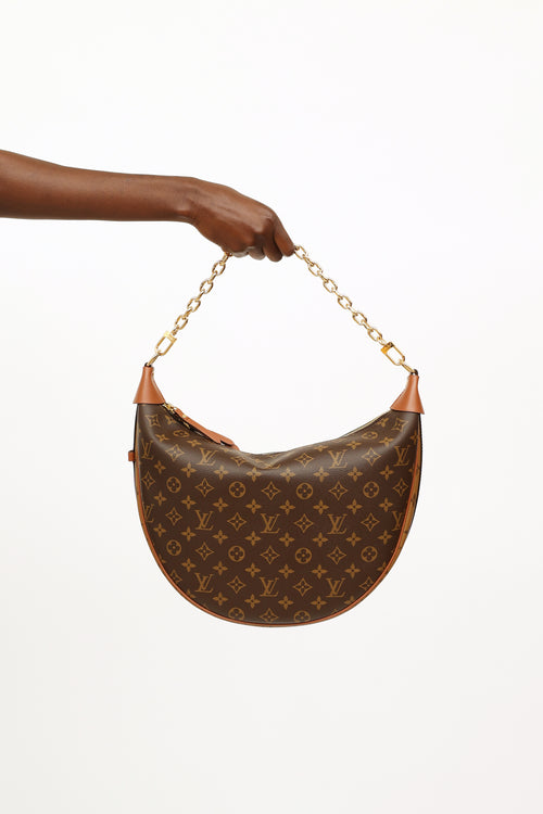 Louis Vuitton Brown Monogram Loop Shoulder Bag