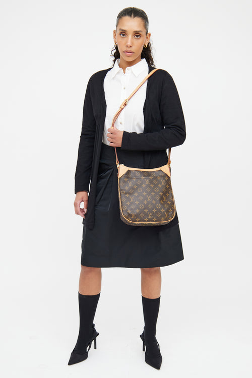 Louis Vuitton Brown PM Monogram Odeon Crossbody Bag