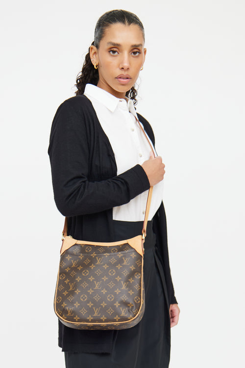 Louis Vuitton Brown PM Monogram Odeon Crossbody Bag