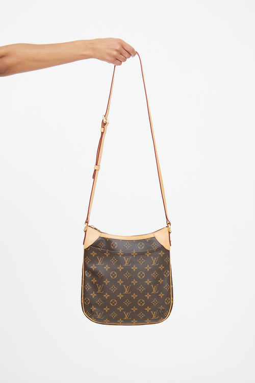 Louis Vuitton Brown PM Monogram Odeon Crossbody Bag