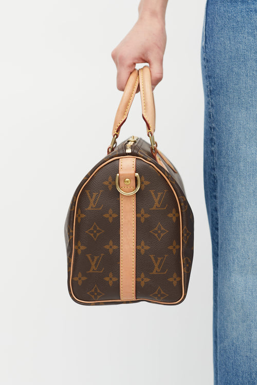 Louis Vuitton Brown Speedy 25 Monogram Bag