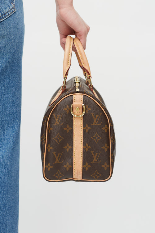 Louis Vuitton Brown Speedy 25 Monogram Bag